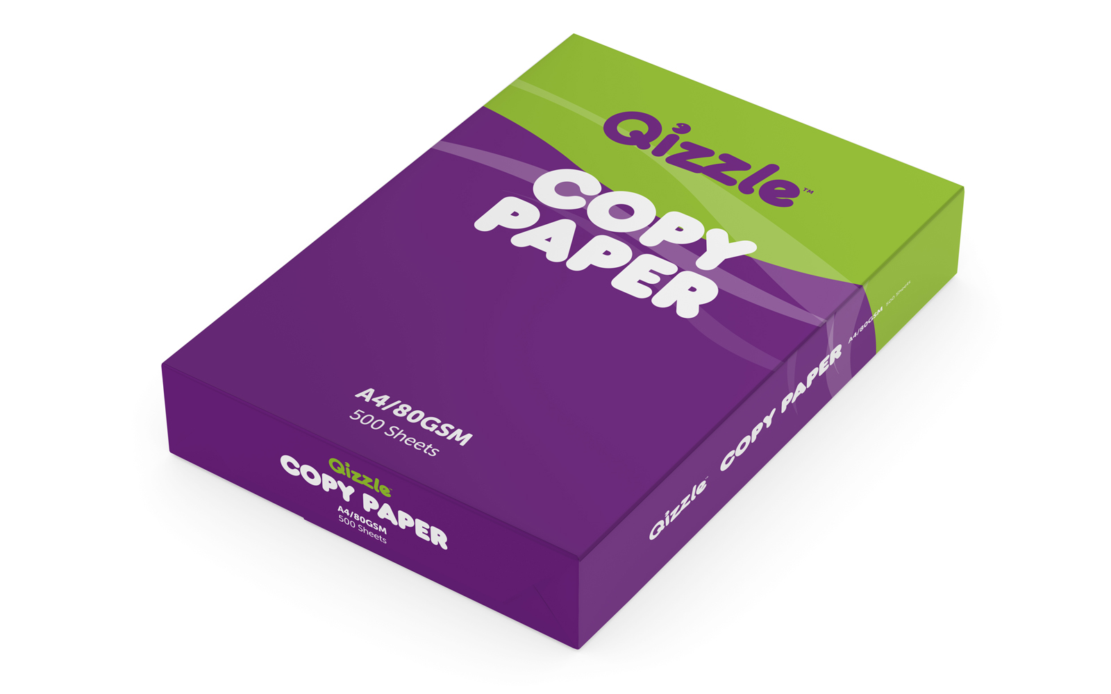 QIZZLE A4 WHITE COPY PAPER, REAM - Qizzle